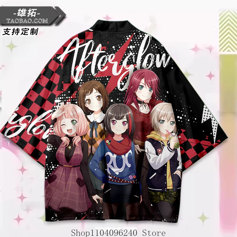 BanG Dream Afterglow Mitake Ran Anime Haori Loose Cloak Japanese Anime Kimono Cosplay Costume Cardigan Harajuku Jacket
BanG Dream Afterglow Mitake Ran Anime Haori Loose Cloak Japanese Anime Kimono Cosplay Costume Cardigan Harajuku Jacket