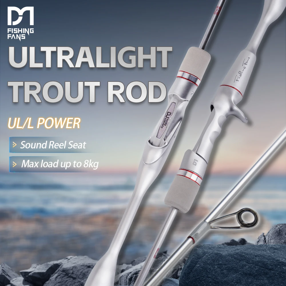 FISHINGFANS ORCA 5' 5'6'' 6' 6'6'' UL L Power Carbon Solid Tip Rod 2-12g Lure Wt Crappie Trout Light Ultralight Fishing Rod
FISHINGFANS ORCA 5' 5'6'' 6' 6'6'' UL L Power Carbon Solid Tip Rod 2-12g Lure Wt Crappie Trout Light Ultralight Fishing Rod