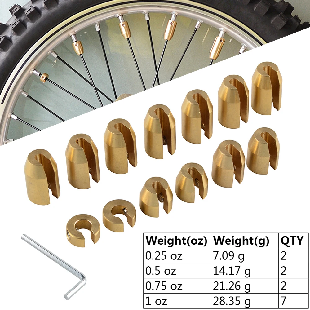 13pcs Dirt Bike Brass Wheel Spoke Balance Weights forKTM XC-F SXF XC-W XCF-W 350 450 500 530 EXC EXC-F Spoke Wheel Weights
13pcs Dirt Bike Brass Wheel Spoke Balance Weights forKTM XC-F SXF XC-W XCF-W 350 450 500 530 EXC EXC-F Spoke Wheel Weights