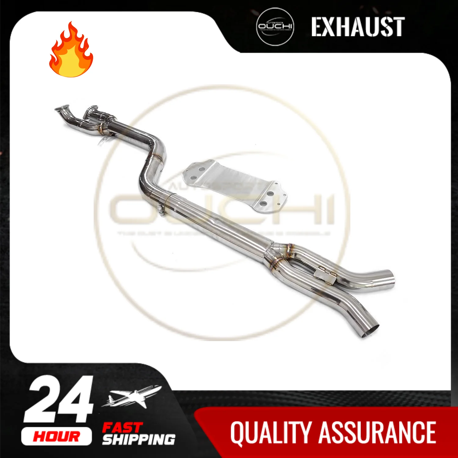 OUCHI Factory direct sales Exhaust Mid Pipe for BMW M2 G87 3.0T middle pipe With baffle Stainless Steel Exhaust Systems
OUCHI Factory direct sales Exhaust Mid Pipe for BMW M2 G87 3.0T middle pipe With baffle Stainless Steel Exhaust Systems