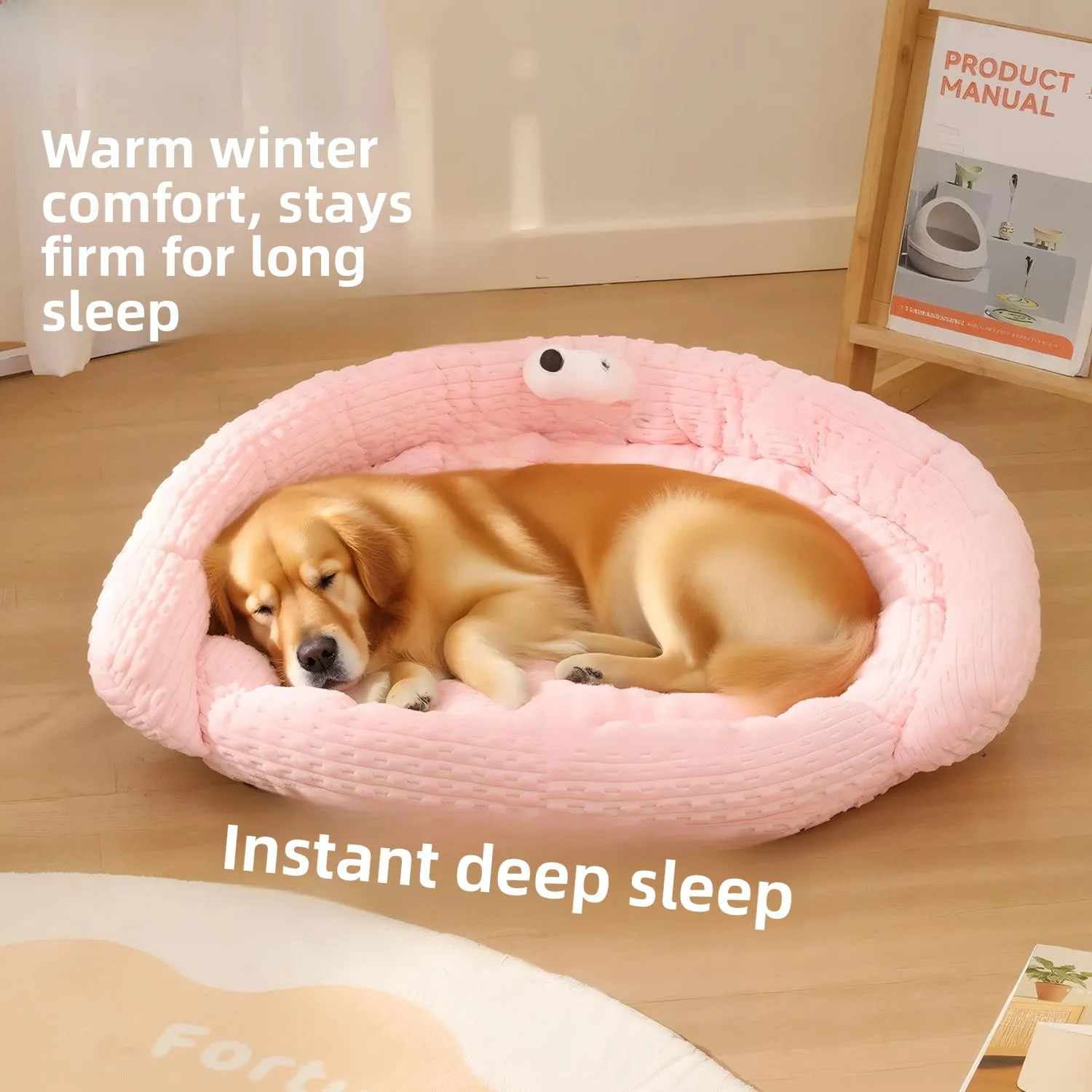Adorable Double Layer Dog Bed Mat for Small to Medium Dogs And Cats Winter Pet Supplies Cozy Eye-Catching Pet Nest Cushion
Adorable Double Layer Dog Bed Mat for Small to Medium Dogs And Cats Winter Pet Supplies Cozy Eye-Catching Pet Nest Cushion