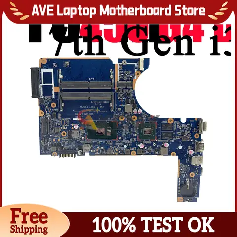 DA0X83MB6H0 Laptop Motherboard For HP ProBook 450 G4 With i3 i5 i7 CPU V2G GPU DDR4 907714-001 100% Fully Tested