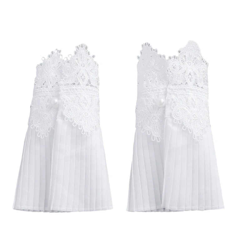 367C Romance Ruffle Embroidery Arm Cuffs Decorative Sleeves Armwear For Wedding Party
367C Romance Ruffle Embroidery Arm Cuffs Decorative Sleeves Armwear For Wedding Party