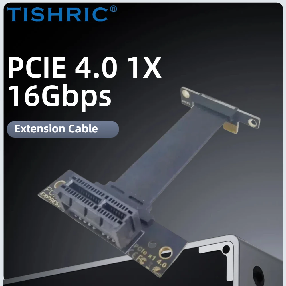 TISHRIC 5CM 10CM PCIE 4.0 1X To 1X Cable Dual 90 Degree Right Angle Gen4.0 16Gbps High Speed PCI Express 1X Extension Adapter
TISHRIC 5CM 10CM PCIE 4.0 1X To 1X Cable Dual 90 Degree Right Angle Gen4.0 16Gbps High Speed PCI Express 1X Extension Adapter