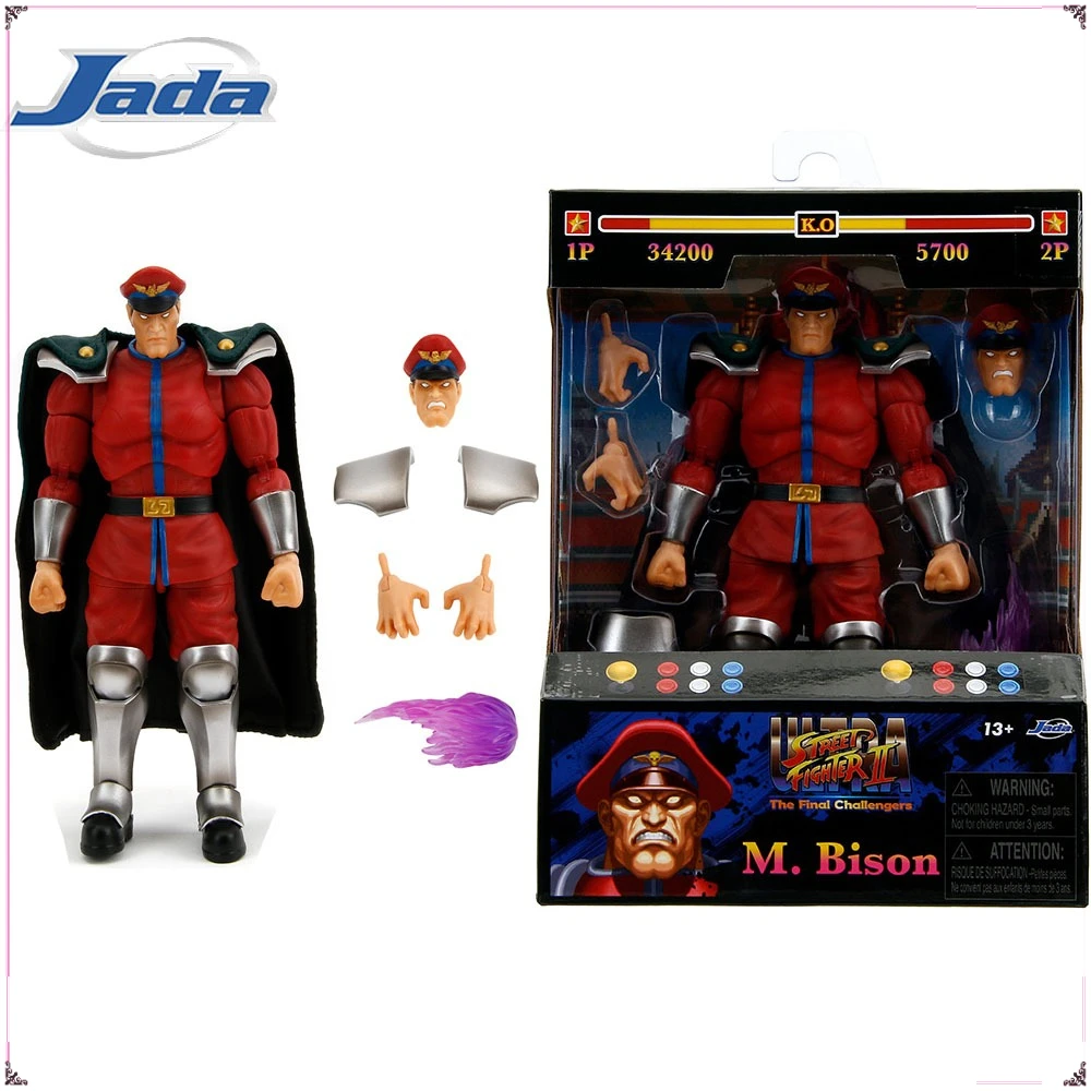 Original JADA Toys Street Fighter II Action Figure 6-inch Movable Model Desktop Decorative Ornaments Exquisite Gifts Hot Sales
Original JADA Toys Street Fighter II Action Figure 6-inch Movable Model Desktop Decorative Ornaments Exquisite Gifts Hot Sales