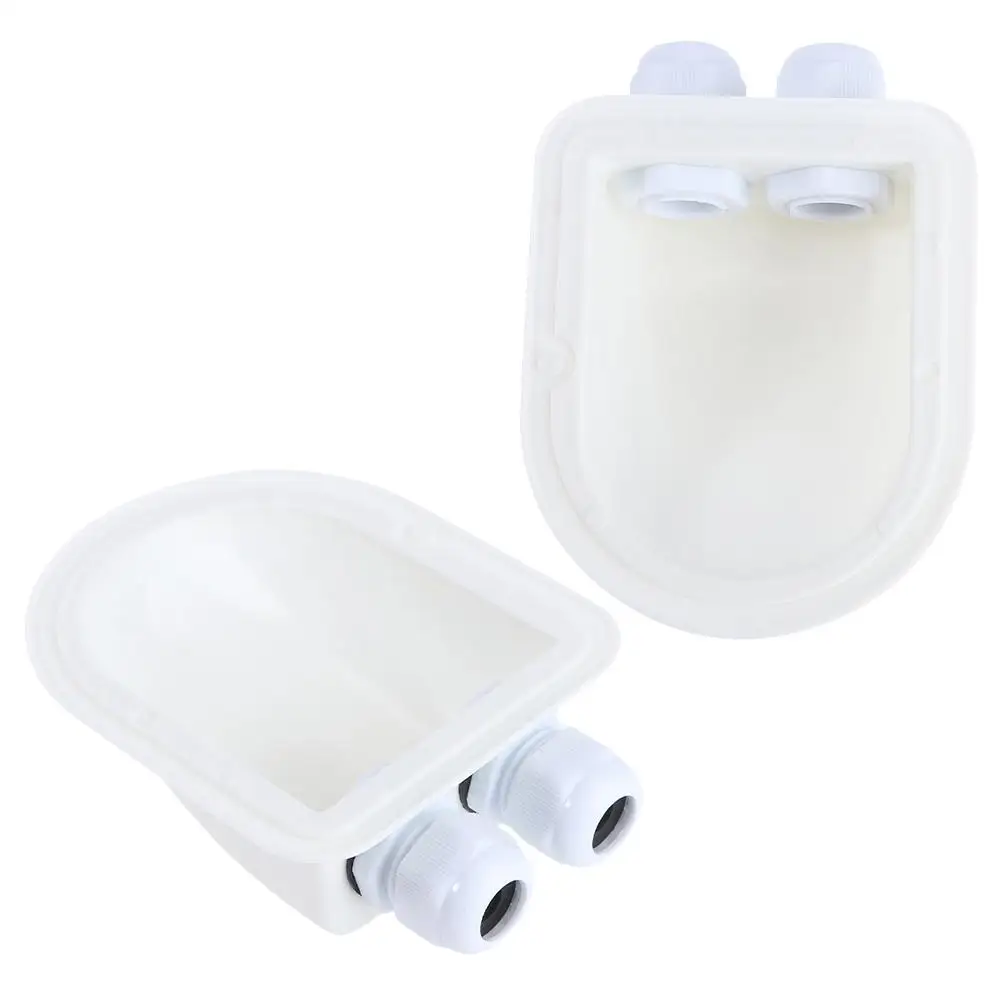 2Pcs Solar Panel Junction Box Cable Entry Gland Waterproof Dual Hole ABS Plastic RV Caravan Accessories Electrical Product
2Pcs Solar Panel Junction Box Cable Entry Gland Waterproof Dual Hole ABS Plastic RV Caravan Accessories Electrical Product