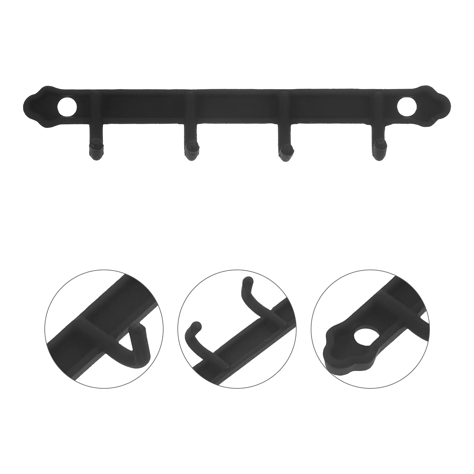 2 Pcs Coat Hanger Dollhouse Hook Mini Decor Wall-mounted Furniture Black Bracket Clothing Hooks
2 Pcs Coat Hanger Dollhouse Hook Mini Decor Wall-mounted Furniture Black Bracket Clothing Hooks