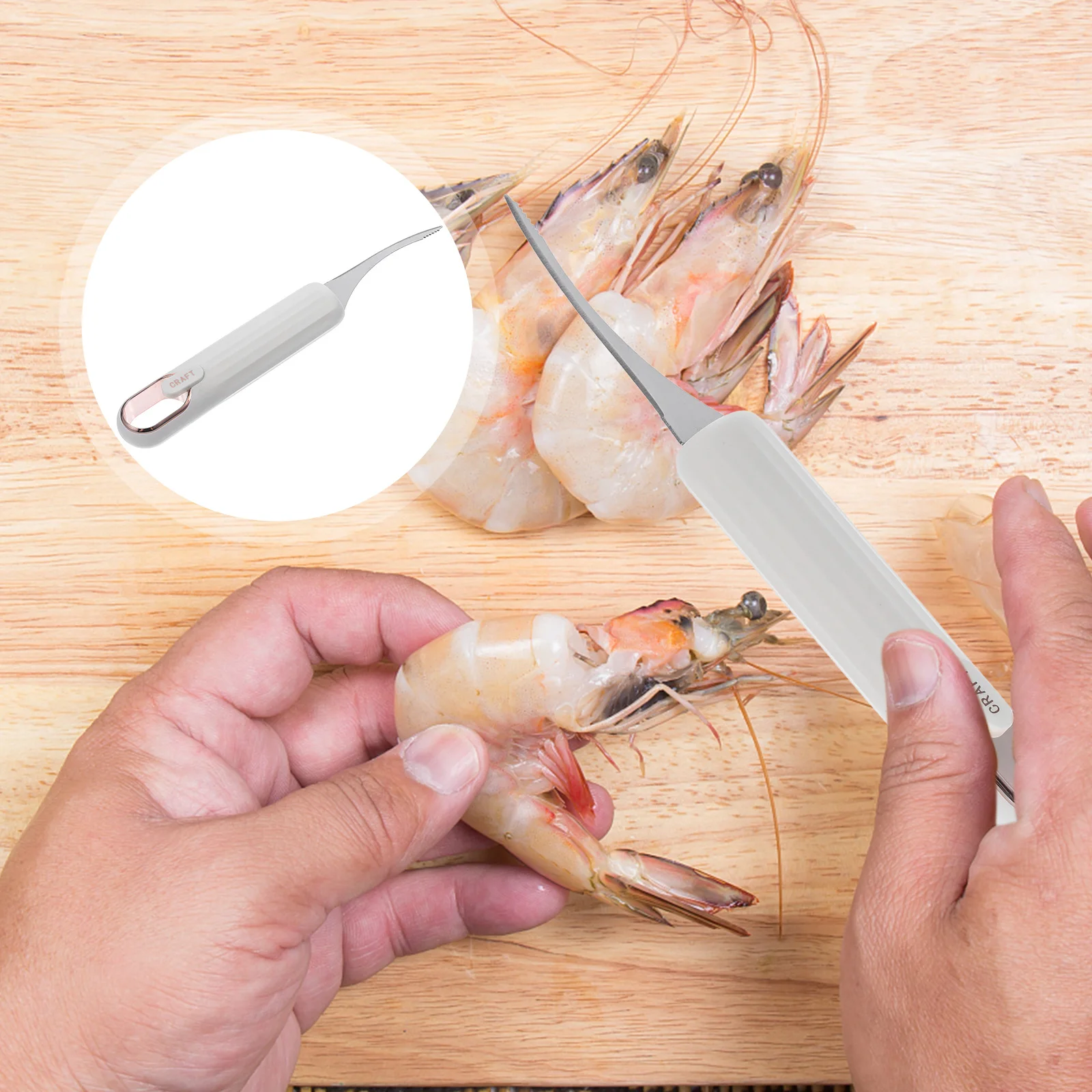 Shrimp Peeler Kitchen Tool Stainless Steel Peel Remover Compact Lightweight Safe Practical Daily Supplies Seafood Gadgets
Shrimp Peeler Kitchen Tool Stainless Steel Peel Remover Compact Lightweight Safe Practical Daily Supplies Seafood Gadgets