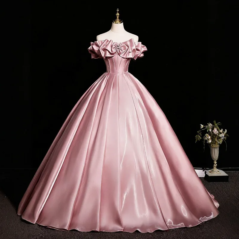 One Shoulder Satin Party Dress Adult Ceremony Dress Art Exam Graduation Host Elegant Temperament Evening Dress Customization
One Shoulder Satin Party Dress Adult Ceremony Dress Art Exam Graduation Host Elegant Temperament Evening Dress Customization