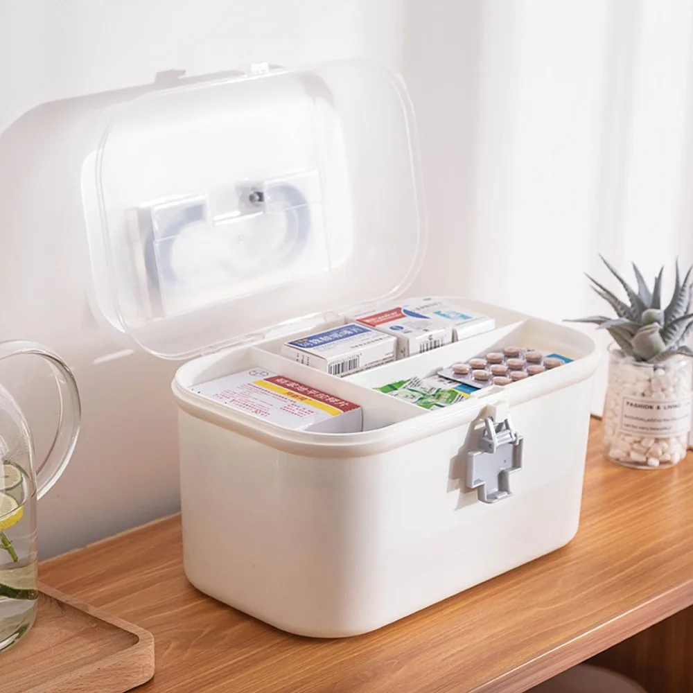 Multi-layer Large Pill Box Large Capacity Domestic Medicine Box Medicine Storage Box Dust Prevention Plastic Medicine Cabinet
Multi-layer Large Pill Box Large Capacity Domestic Medicine Box Medicine Storage Box Dust Prevention Plastic Medicine Cabinet