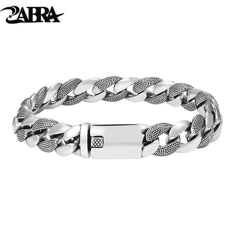 ZABRA Chain Bracelet 925 Sterling Silver Bracelet Wave Point Tanks Flat Chain Personality Width Horsewhip-chain Bracelets
ZABRA Chain Bracelet 925 Sterling Silver Bracelet Wave Point Tanks Flat Chain Personality Width Horsewhip-chain Bracelets