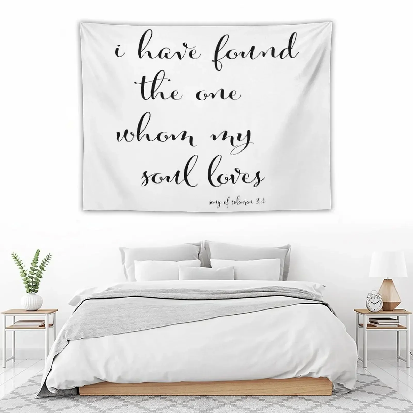 I Have Found the One Whom My Soul Loves Tapestry Tapete For The Wall Kawaii Room Decor Tapestry
I Have Found the One Whom My Soul Loves Tapestry Tapete For The Wall Kawaii Room Decor Tapestry