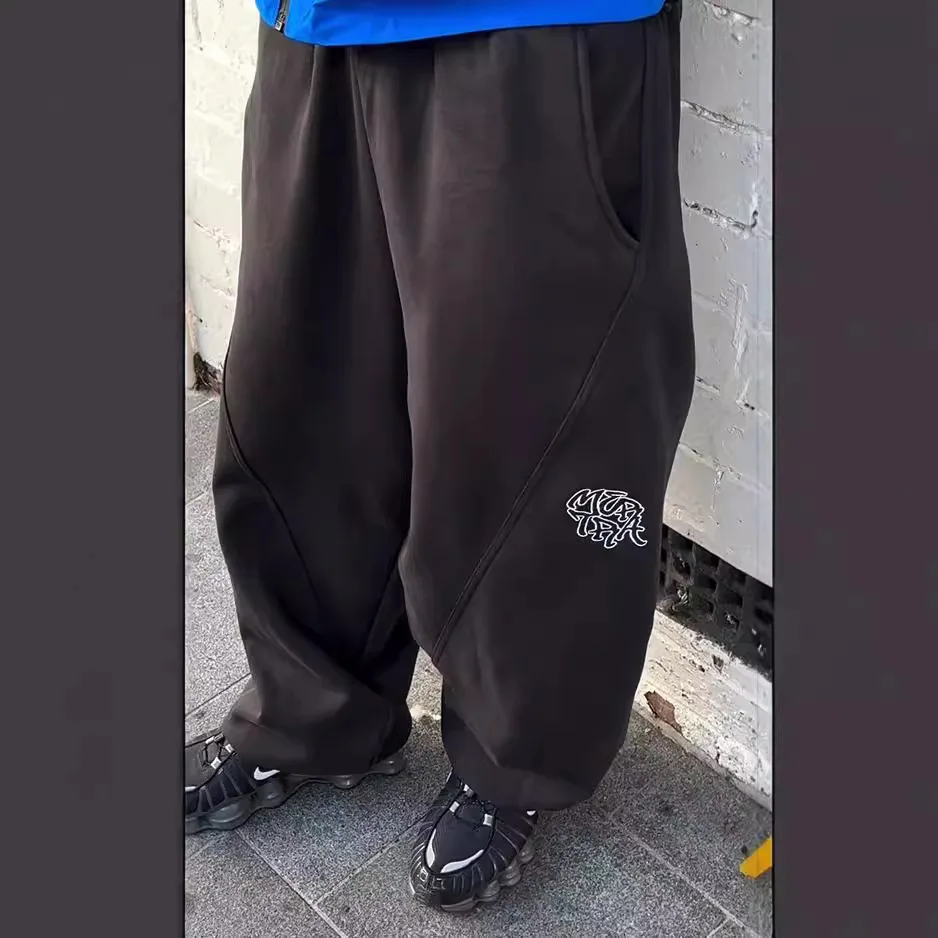 Streetwear Y2k Mens Pants Soild Color Black Elastic Tie Rope Sweatpants Casual Trousers Joggers Harajuku Design Pants Men 516
Streetwear Y2k Mens Pants Soild Color Black Elastic Tie Rope Sweatpants Casual Trousers Joggers Harajuku Design Pants Men 516