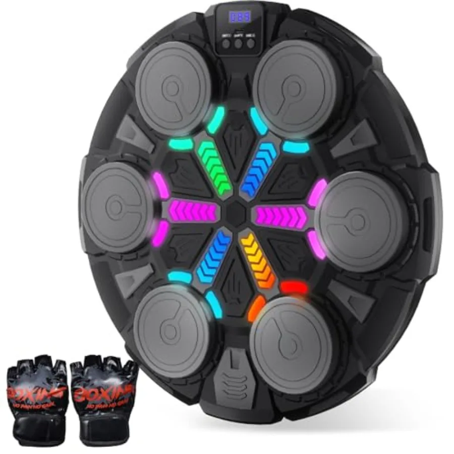 Настенный музыкальный боксерский тренажер для взрослых с умными Bluetooth-играми по ритму, черный, для дома, офиса, спортзала
Настенный музыкальный боксерский тренажер для взрослых с умными Bluetooth-играми по ритму, черный, для дома, офиса, спортзала