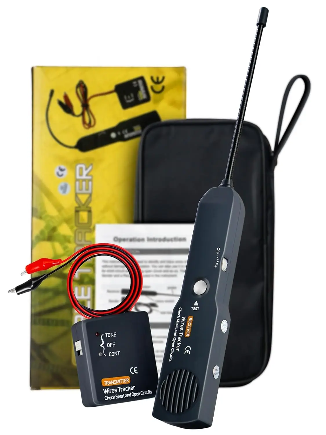 DC 6-42V Automotive Short Circuit Finder, Wire Tracer, Open & Short Repair Tool
DC 6-42V Automotive Short Circuit Finder, Wire Tracer, Open & Short Repair Tool