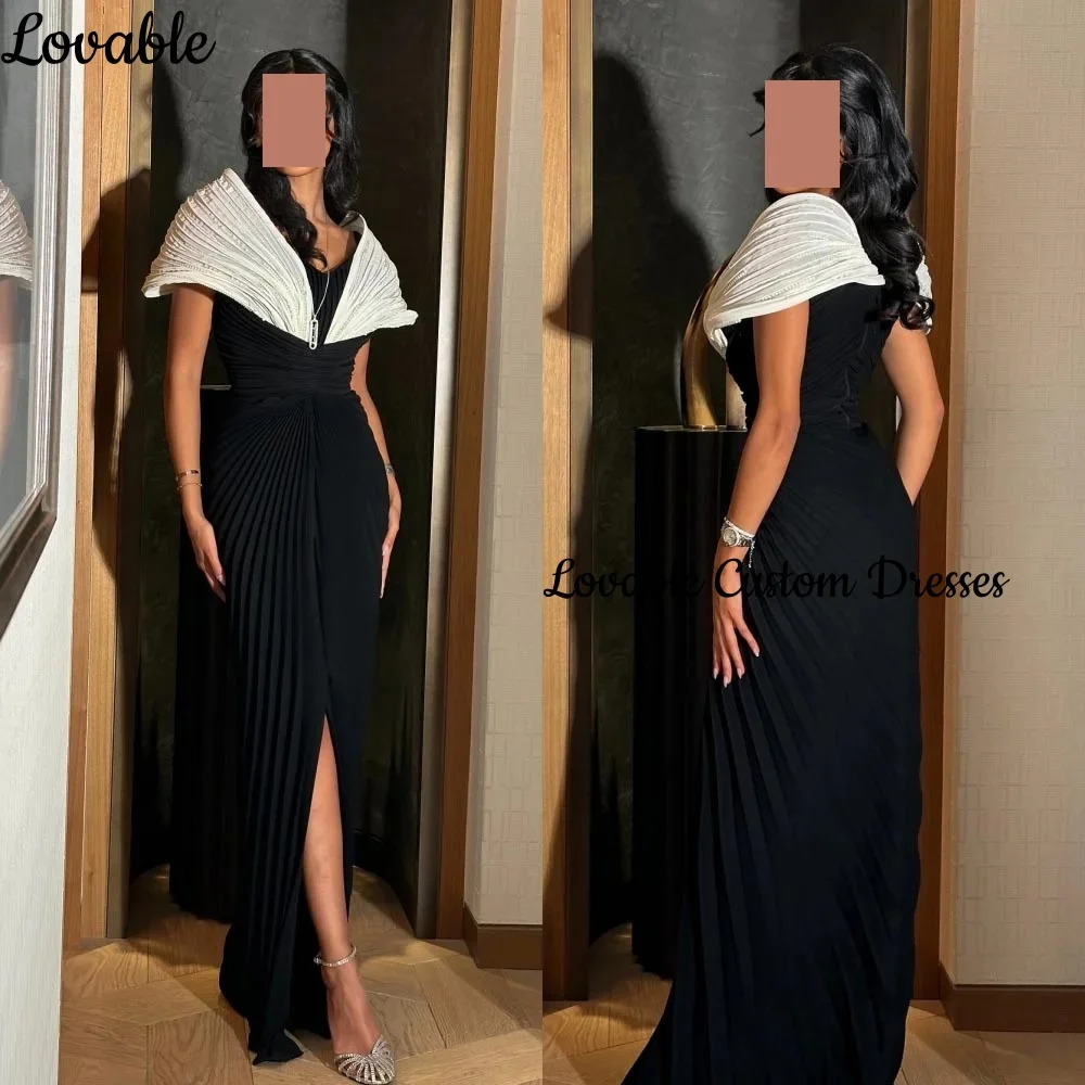 Customized فساتين سهرة Sheath V-Neck Split Floor-Length Ruffle Luxury Evening Dresses Short Sleeves Zipper Up Elegant Dresses
Customized فساتين سهرة Sheath V-Neck Split Floor-Length Ruffle Luxury Evening Dresses Short Sleeves Zipper Up Elegant Dresses