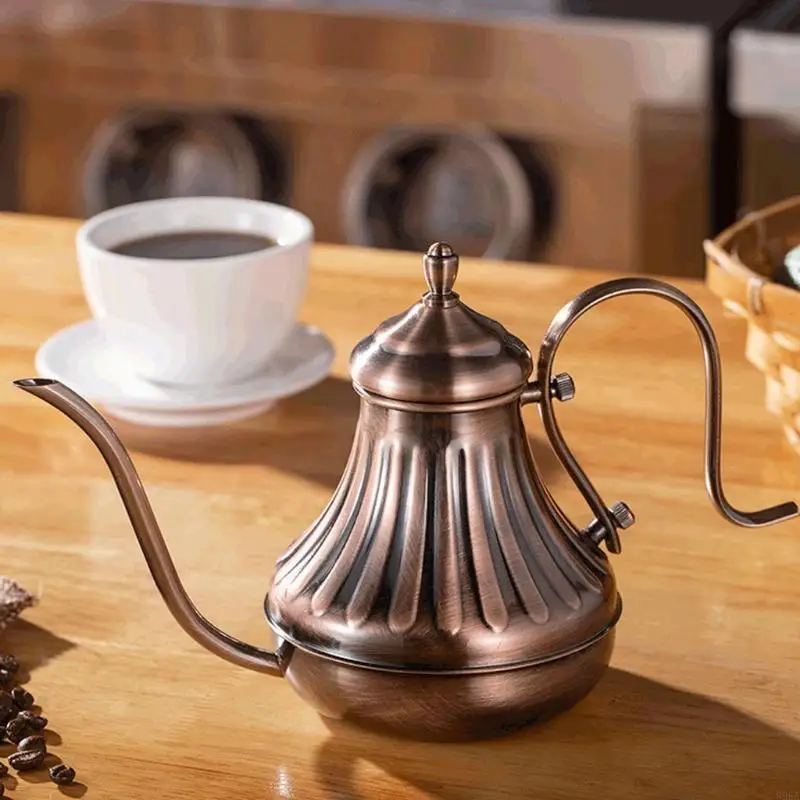 896A Stainless Steel Coffee Hand Pot Coffee Kettle Thickened Long-mouth Slender Pot
896A Stainless Steel Coffee Hand Pot Coffee Kettle Thickened Long-mouth Slender Pot