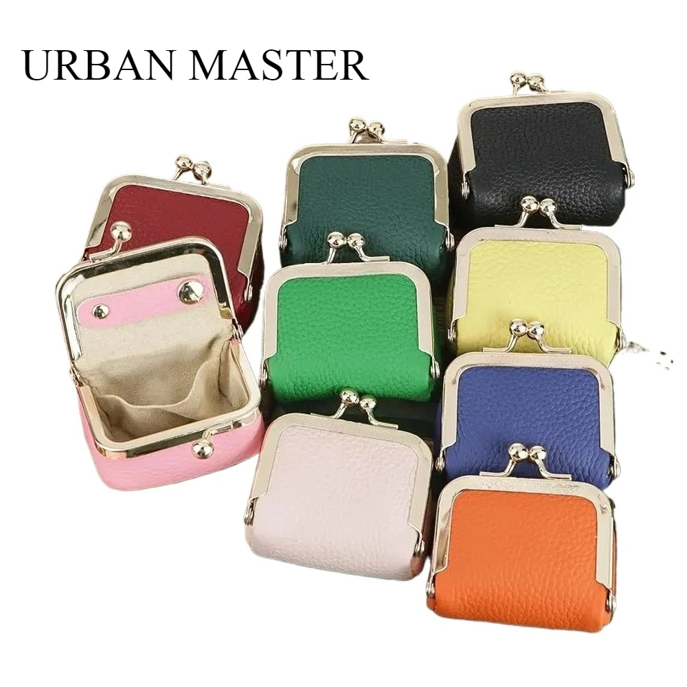 URBAN MASTER Genuine Leather Mini Jewelry Coin Purse Solid Color Kiss Lock Change Pouch Casual Small Storage Bag for Women 1894
URBAN MASTER Genuine Leather Mini Jewelry Coin Purse Solid Color Kiss Lock Change Pouch Casual Small Storage Bag for Women 1894