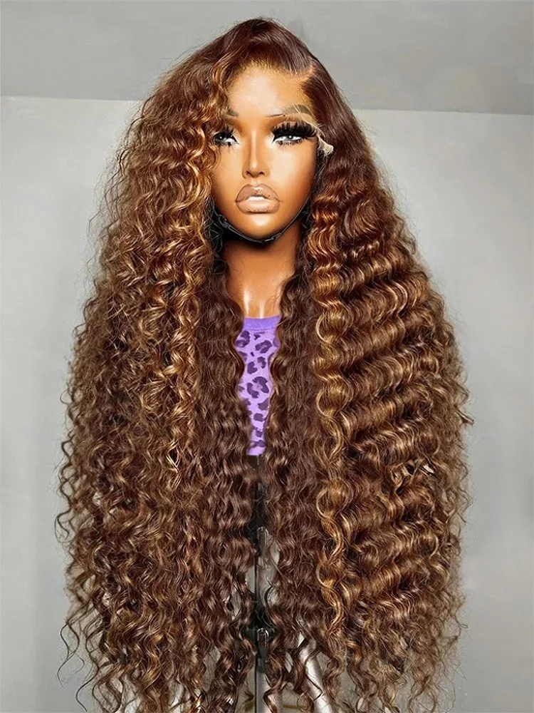 30 36 Inch 4/27 Blonde Highlight Deep Wave Wigs 250% Density 13x6 13x4 HD Mixed Color Lace Frontal Wigs Human Hair For Women
30 36 Inch 4/27 Blonde Highlight Deep Wave Wigs 250% Density 13x6 13x4 HD Mixed Color Lace Frontal Wigs Human Hair For Women