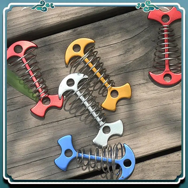 Reliable 30Pcs Adjustable Plank Floor Spring Fishbone Anchor Tent Pegs Buckle Outdoor Awning Deck Fixed Nails Camping Tent Hooks
Reliable 30Pcs Adjustable Plank Floor Spring Fishbone Anchor Tent Pegs Buckle Outdoor Awning Deck Fixed Nails Camping Tent Hooks