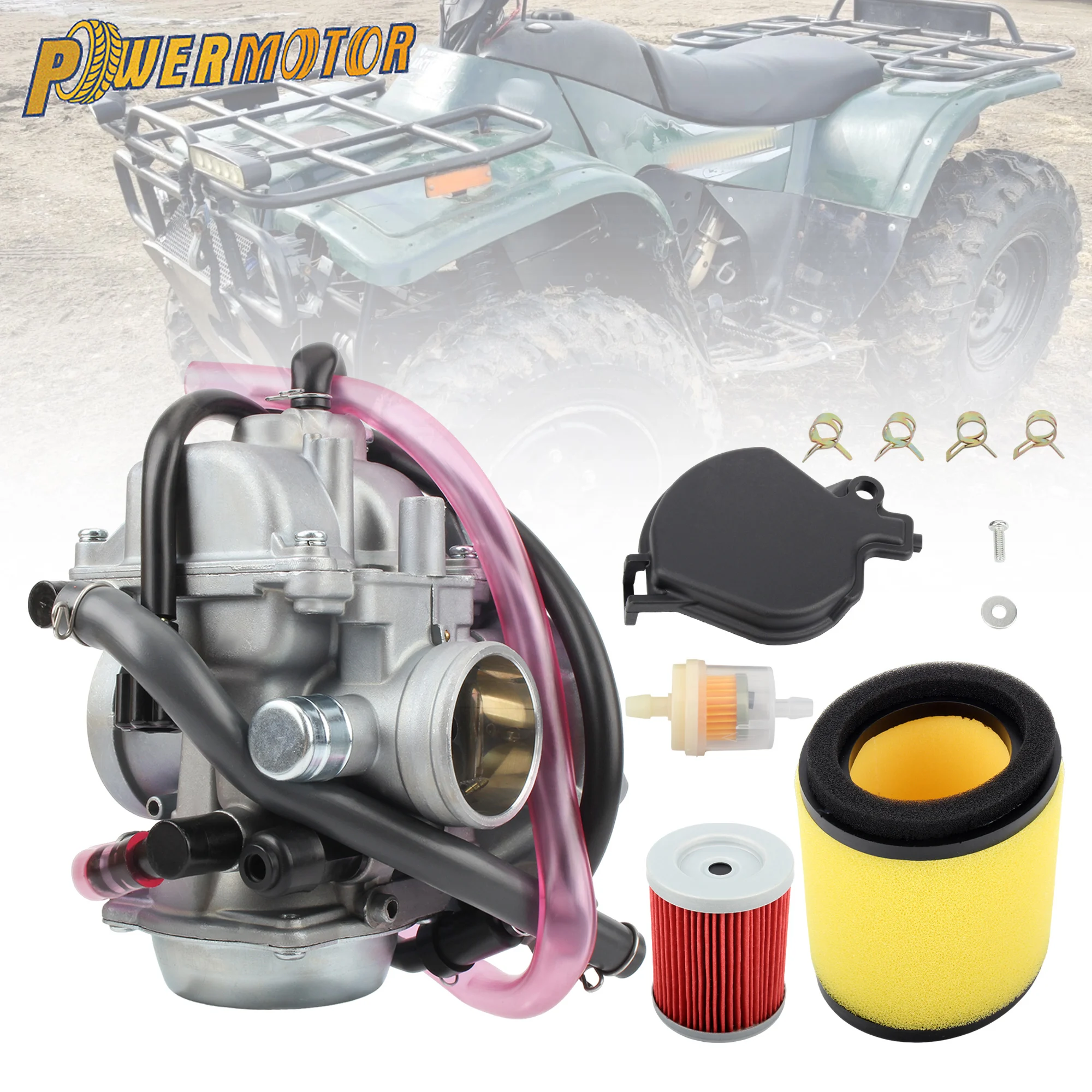 Motorcycle 33mm Carburetor Kit For KEF 300A Arctic Cat 250 2X4 4X4 1998 1999 2000 ATV Quad 0470-348 Carb Replacement Parts
Motorcycle 33mm Carburetor Kit For KEF 300A Arctic Cat 250 2X4 4X4 1998 1999 2000 ATV Quad 0470-348 Carb Replacement Parts