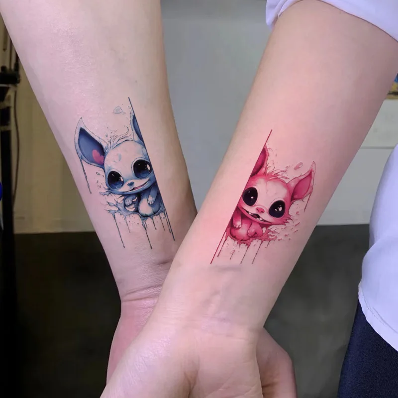 Hot Disney Animated Stitch Cute Cartoon Tattoo Stickers Semi-permanent Waterproof Non-reflective Arms for Boys and Girls Kawaii
Hot Disney Animated Stitch Cute Cartoon Tattoo Stickers Semi-permanent Waterproof Non-reflective Arms for Boys and Girls Kawaii