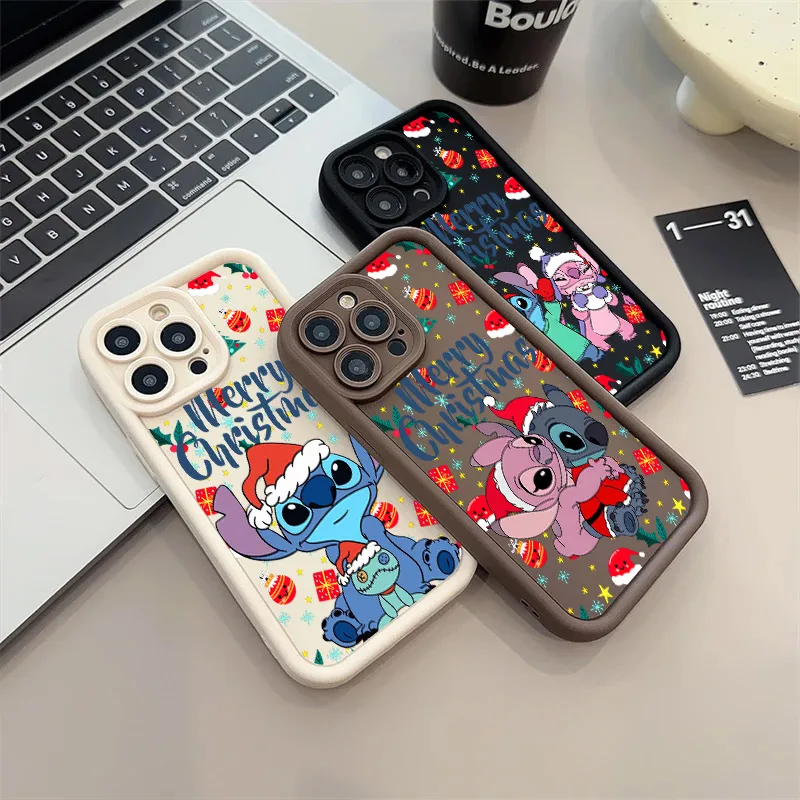 Cute Lilo Stitchs Christmas Soft Silicone Case For iPhone 17 11 15 16 13 Pro Max 14 Plus 12 Pro 16E 17AIR Shockproof Phone Cover
Cute Lilo Stitchs Christmas Soft Silicone Case For iPhone 17 11 15 16 13 Pro Max 14 Plus 12 Pro 16E 17AIR Shockproof Phone Cover