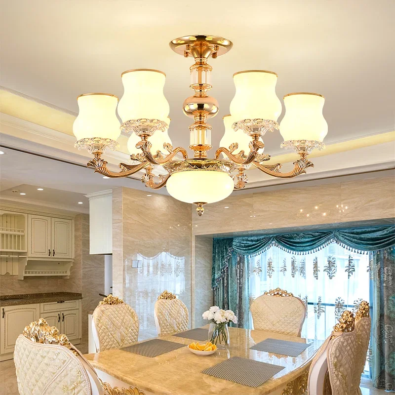 Modern European Crystal Metal Chandelier Luxury Light Classical Lamp Lustre Vintage Luminaire Living Room Dinning Bedroom
Modern European Crystal Metal Chandelier Luxury Light Classical Lamp Lustre Vintage Luminaire Living Room Dinning Bedroom