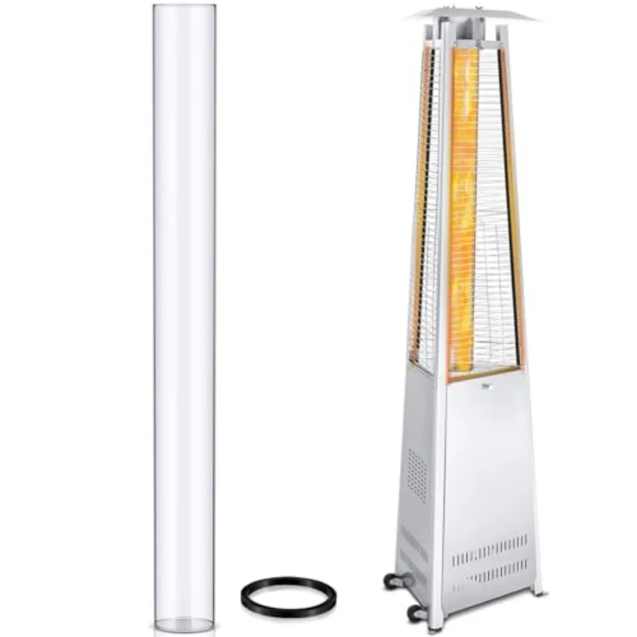 Pcs Patio Heater Replacement Parts 49.5 x 4 Inch Quartz Glass Tube with Silicone Connecting Ring Clear Heating Glass Tube Repla
Pcs Patio Heater Replacement Parts 49.5 x 4 Inch Quartz Glass Tube with Silicone Connecting Ring Clear Heating Glass Tube Repla