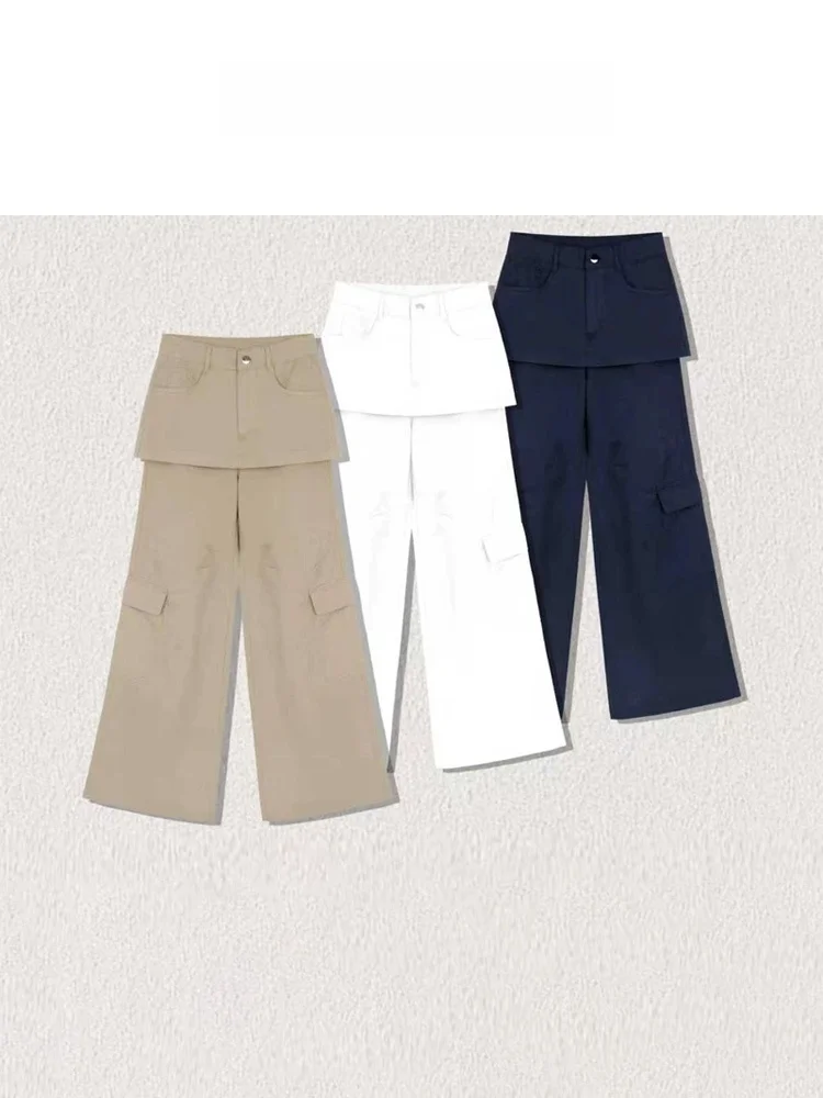 High Waist Casual Work Pants Women's Spring Summer New Style Straight Leg Pants Fake Two-Piece Bum Curtain Splicing Slimming ...
High Waist Casual Work Pants Women's Spring Summer New Style Straight Leg Pants Fake Two-Piece Bum Curtain Splicing Slimming ...