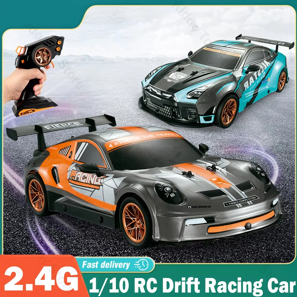 1:10 RC Car Drift Racing Car High-Speed Remote Control Off Road Trucks 2.4G 4CH Eletric Competitive Game Toys for Boys Gifts
1:10 RC Car Drift Racing Car High-Speed Remote Control Off Road Trucks 2.4G 4CH Eletric Competitive Game Toys for Boys Gifts