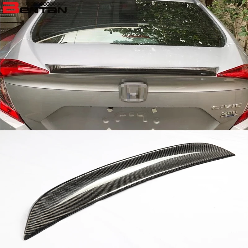 Автомобильная декоративная деталь для заднего багажника Honda Civic, спойлер из углеродного волокна, задние крылья 2016-2019
Автомобильная декоративная деталь для заднего багажника Honda Civic, спойлер из углеродного волокна, задние крылья 2016-2019