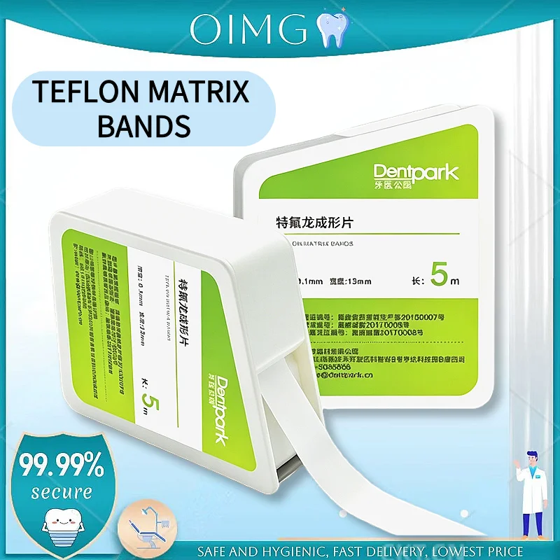 M7 Teflon Matrix Bands PTFE Raw Material Tape Dental Water Tape For Acid Etch Protection Interproximal Tooth Care Certified
M7 Teflon Matrix Bands PTFE Raw Material Tape Dental Water Tape For Acid Etch Protection Interproximal Tooth Care Certified