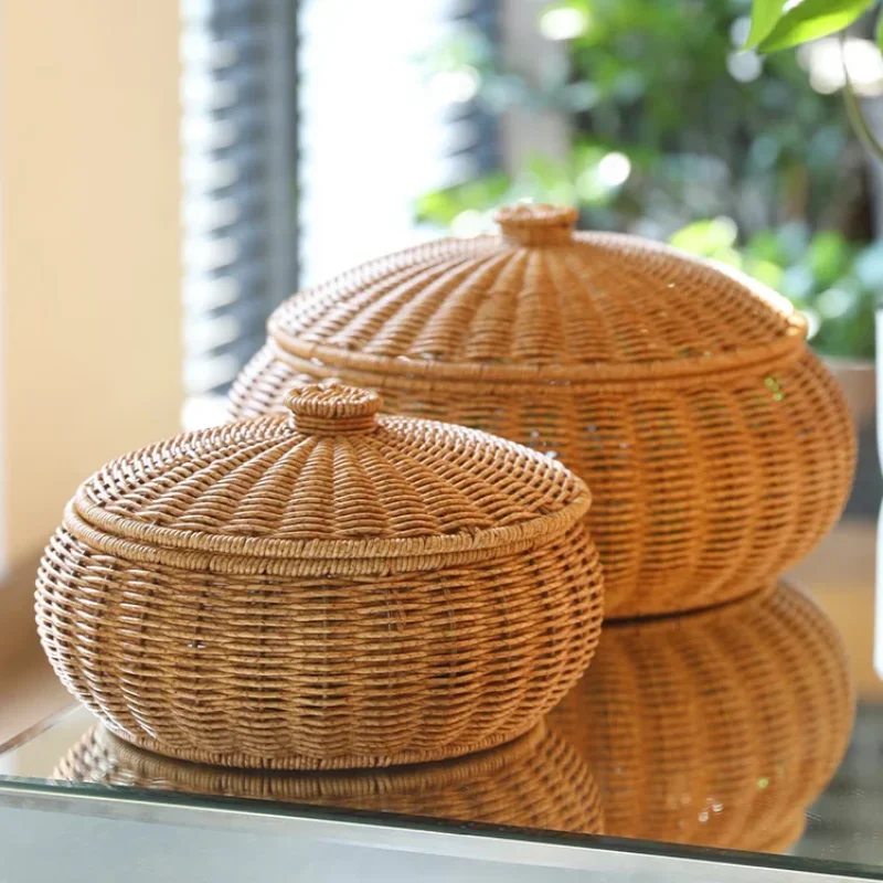 Imitation Rattan Plant Storage Boxes Home Organizer Flower Sundry Wicker Storage Boxes Oval Pumpkin Baskets Handwoven
Imitation Rattan Plant Storage Boxes Home Organizer Flower Sundry Wicker Storage Boxes Oval Pumpkin Baskets Handwoven