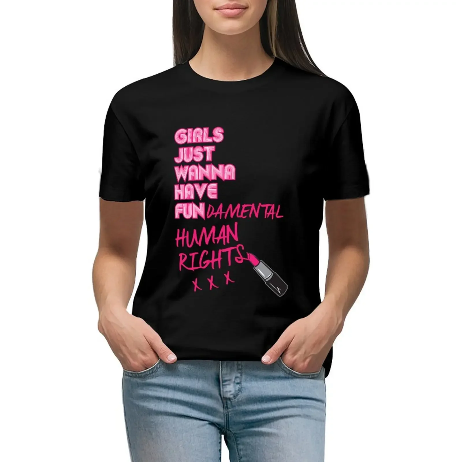Fundamental T-Shirt summer top Female clothing anime clothes oversized t shirt Women
Fundamental T-Shirt summer top Female clothing anime clothes oversized t shirt Women