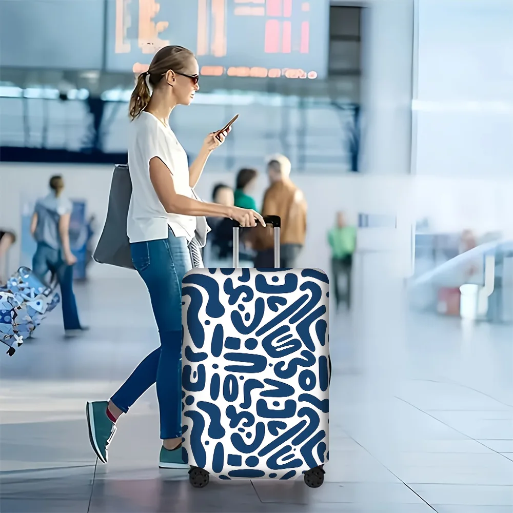 1PC Navy Blue Abstract Brush Print Luggage Cover for luggage sizes 18 – 32 inches; dust and elastic travel accessories to eff
1PC Navy Blue Abstract Brush Print Luggage Cover for luggage sizes 18 – 32 inches; dust and elastic travel accessories to eff
