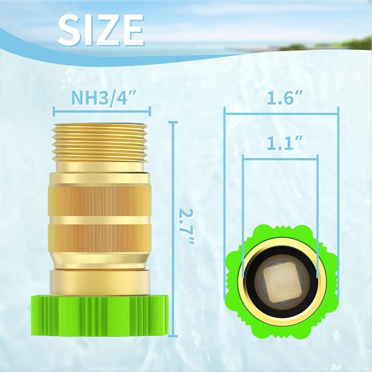 Регулятор давления воды на колесах, 40-50 фунтов на квадратный дюйм, латунный свободный свинец, 3/4 дюйма, резьба для шланга и впускной фильтр, редуктор давления воды
Регулятор давления воды на колесах, 40-50 фунтов на квадратный дюйм, латунный свободный свинец, 3/4 дюйма, резьба для шланга и впускной фильтр, редуктор давления воды