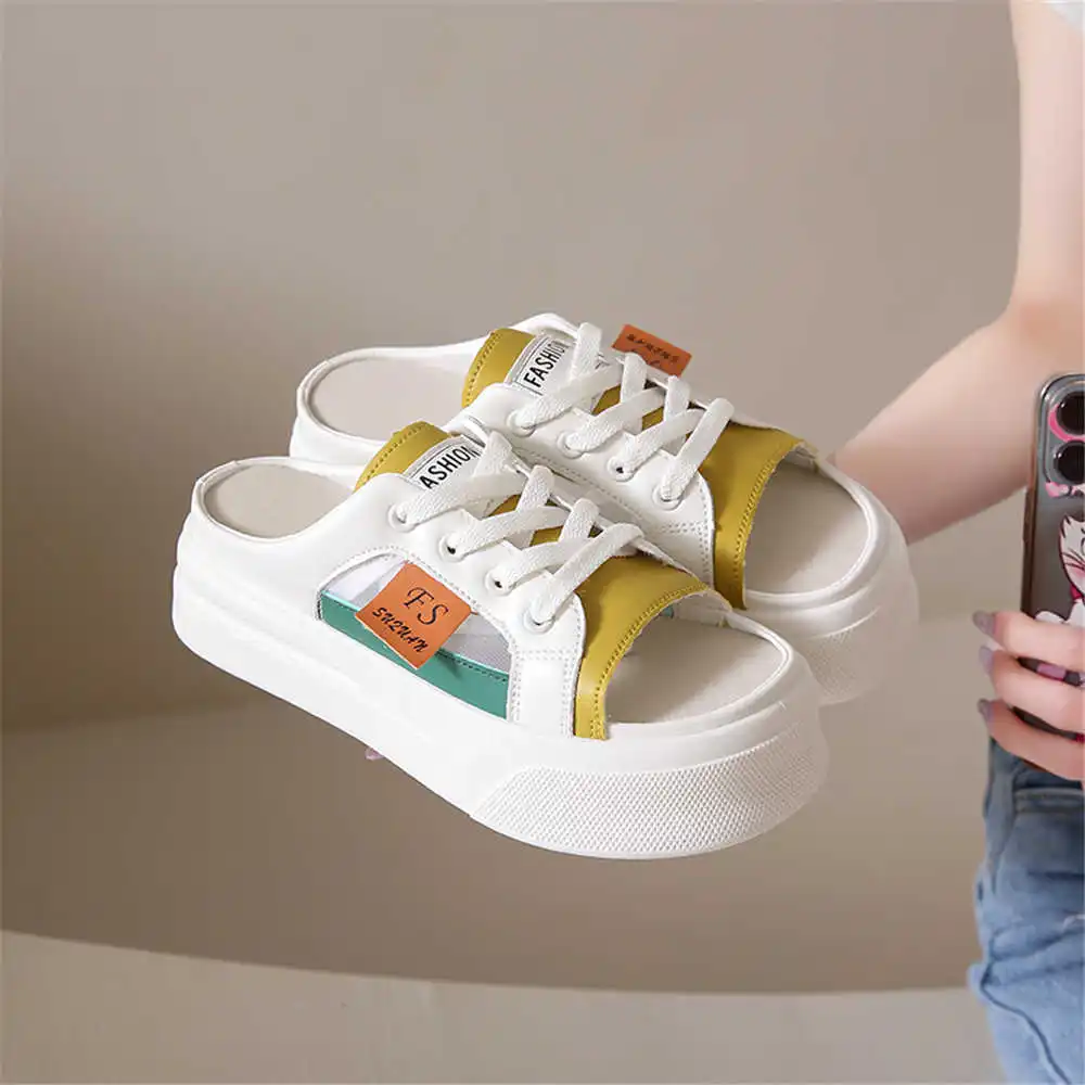 Летние тапочки с открытым номером 34, женские белые сандалии большого размера, кроссовки, спортивные, Прямая поставка, Вьетнам, повседневная обувь для здоровья
Летние тапочки с открытым номером 34, женские белые сандалии большого размера, кроссовки, спортивные, Прямая поставка, Вьетнам, повседневная обувь для здоровья