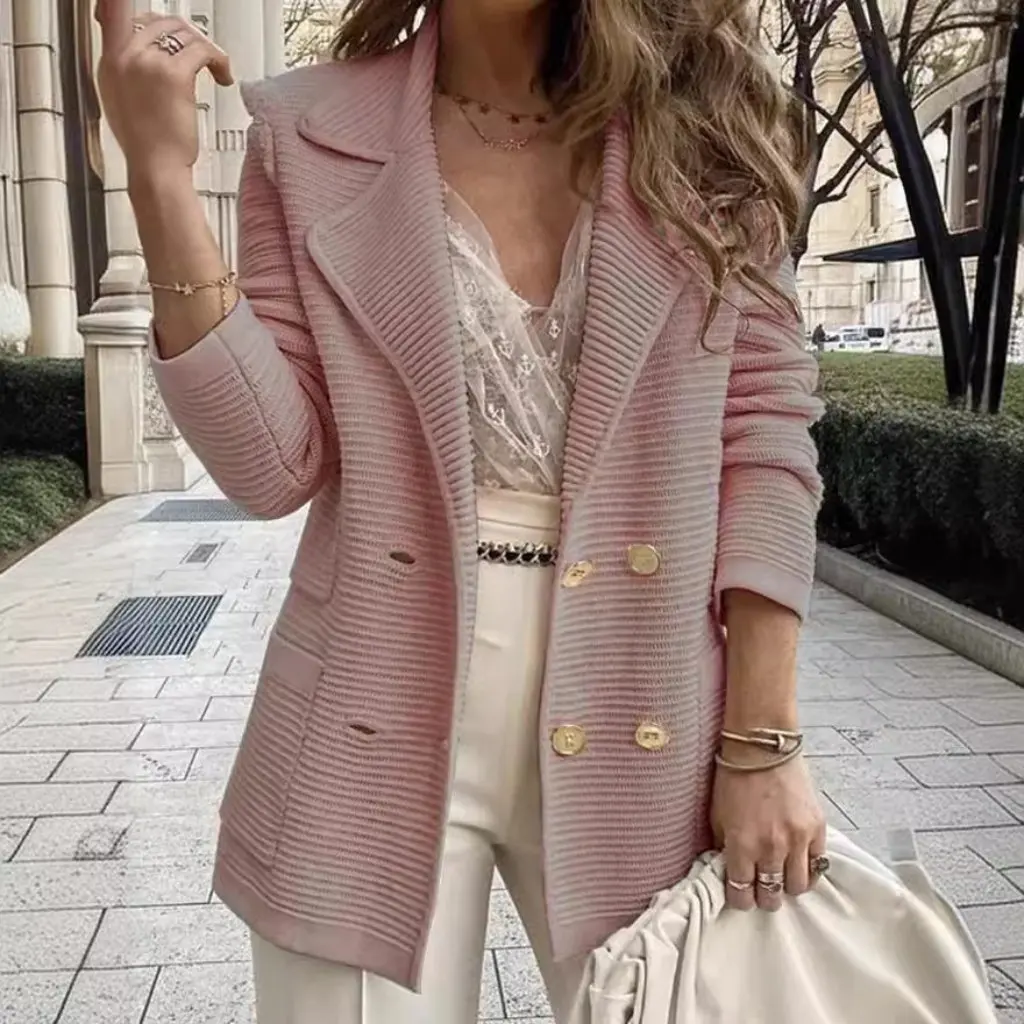 Women's Casual Long Sleeve Short Jacket Coat Autumn Winter Texture GenNext Hair Fashionable Outerwear for Ladies
Women's Casual Long Sleeve Short Jacket Coat Autumn Winter Texture GenNext Hair Fashionable Outerwear for Ladies