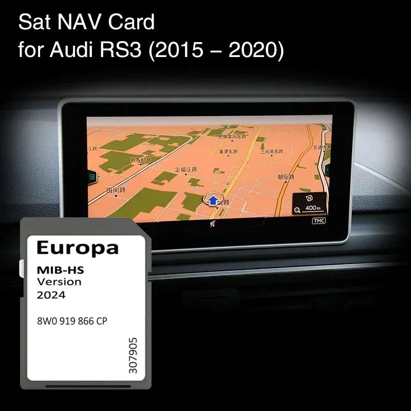 2024 Update Europe UK Maps 8W0919866CP for Audi RS3 2015-2020 Vehicle SD GPS Card 16GB MHS2 MIB-HS Navigation
2024 Update Europe UK Maps 8W0919866CP for Audi RS3 2015-2020 Vehicle SD GPS Card 16GB MHS2 MIB-HS Navigation