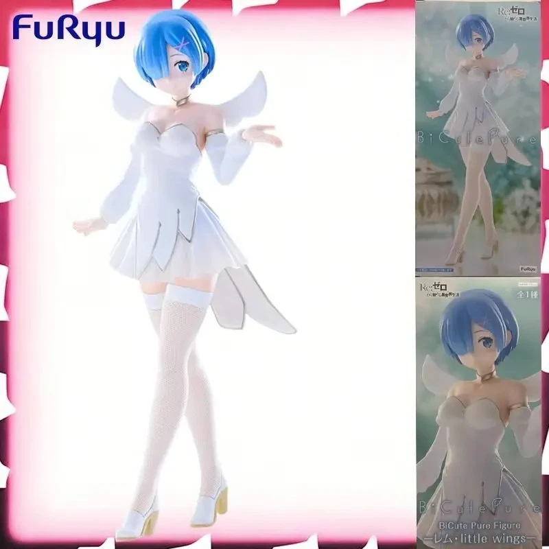 Оригинальная фигурка FURYU BiCute Pure: Re:Zero − Starting Life in Another World, Рем с маленькими крыльями, призовая модель, украшение, в наличии
Оригинальная фигурка FURYU BiCute Pure: Re:Zero − Starting Life in Another World, Рем с маленькими крыльями, призовая модель, украшение, в наличии