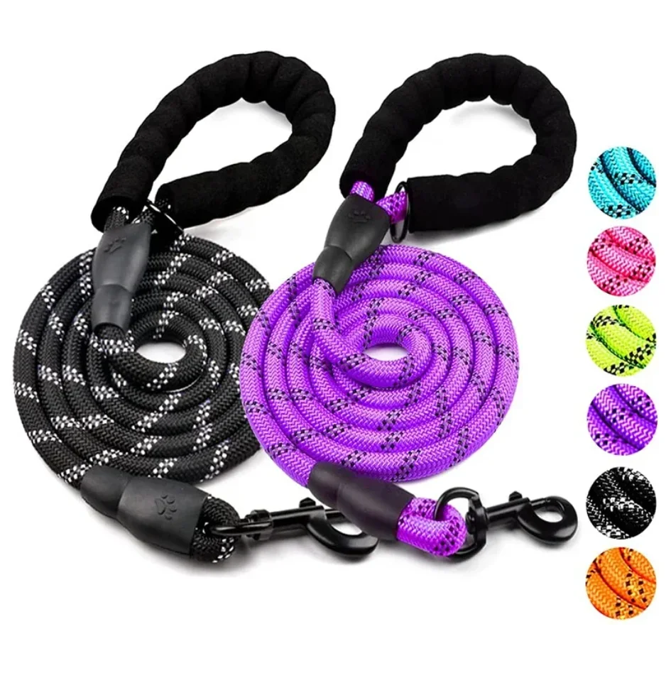 Strong Dog Leash Pet Leashes Reflective Leash For Big Small Medium Dog Leash Drag Pull Tow Golden Retriever
Strong Dog Leash Pet Leashes Reflective Leash For Big Small Medium Dog Leash Drag Pull Tow Golden Retriever