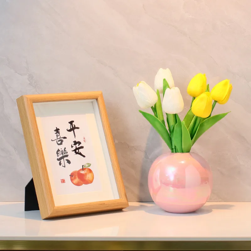 New Simple White Ceramic Small Vase Dried Flower Arrangement Modern Home Decor Living Room TV Stand Dining Table Ornament
New Simple White Ceramic Small Vase Dried Flower Arrangement Modern Home Decor Living Room TV Stand Dining Table Ornament