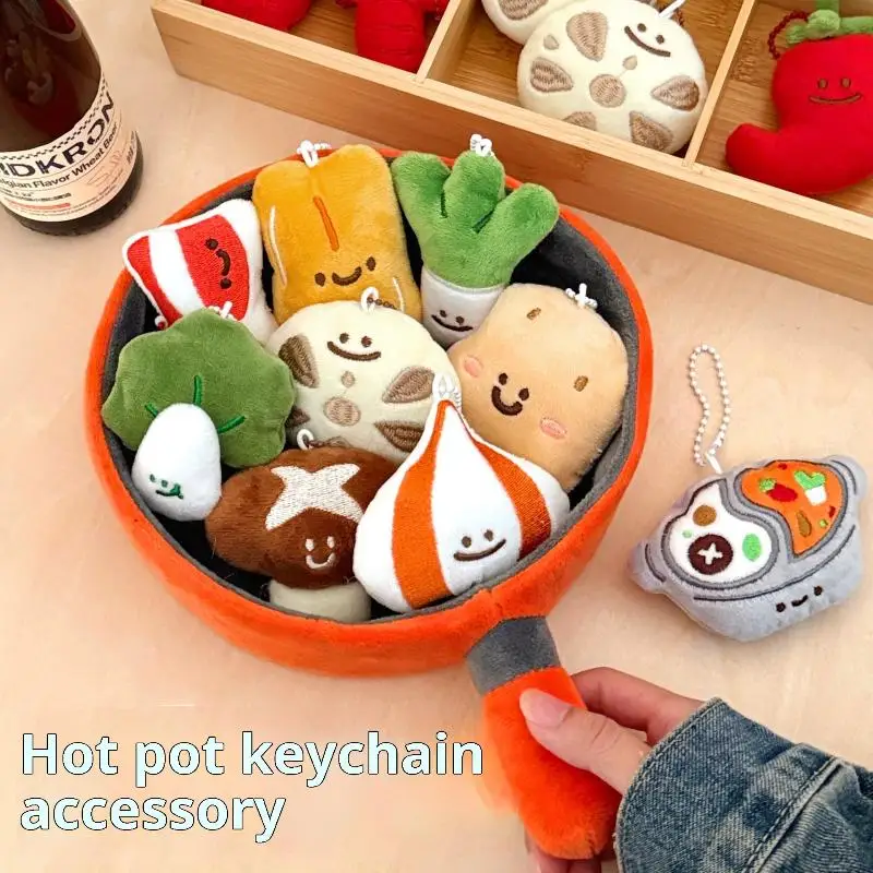 1pc Cute Cartoon Creative Hotpot Food Plush Keychain Doll Pendant Kawaii Backpack Hanging Ornament Decoration Accessories Gifts
1pc Cute Cartoon Creative Hotpot Food Plush Keychain Doll Pendant Kawaii Backpack Hanging Ornament Decoration Accessories Gifts