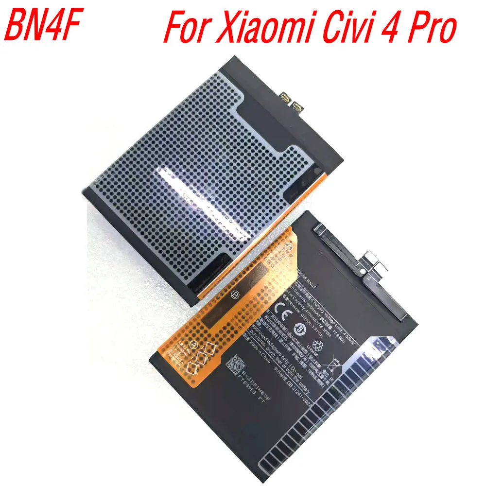 New BN4F High Capacity Replacement Battery For Xiaomi Civi 4 Pro Mobile Phone
New BN4F High Capacity Replacement Battery For Xiaomi Civi 4 Pro Mobile Phone