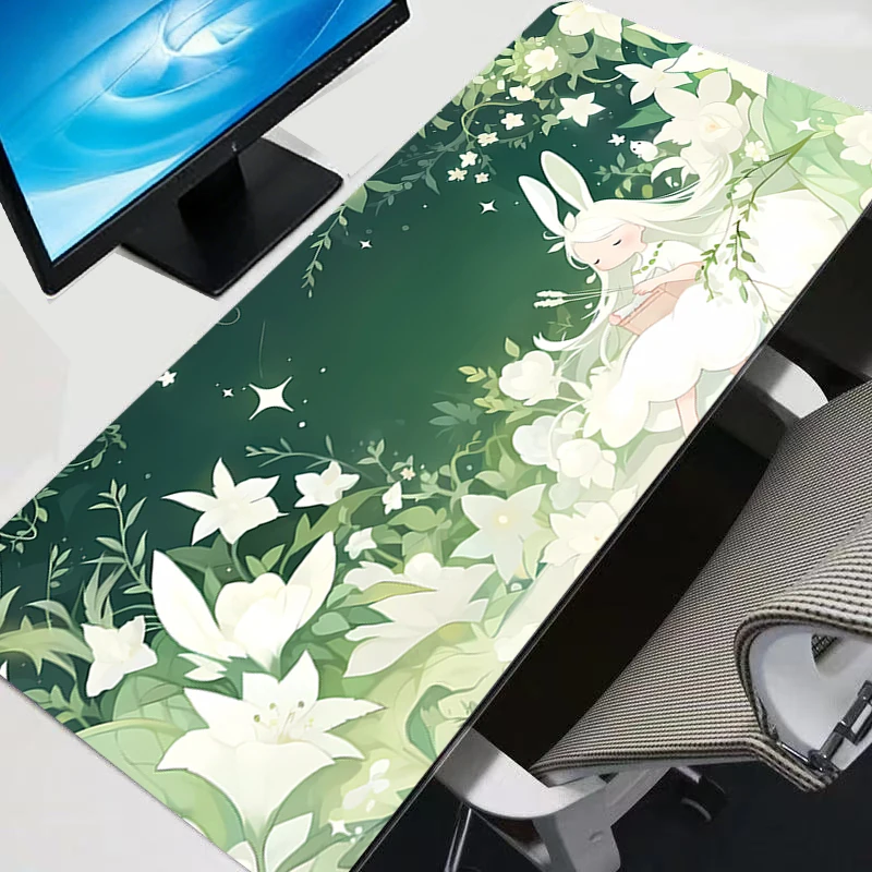 Mouse Pad Gaming New Mousepad PC Green Plants Flower Pattern Keyboard Pad Non-Slip Soft Computer Anime Bunny Extended Desk Mat
Mouse Pad Gaming New Mousepad PC Green Plants Flower Pattern Keyboard Pad Non-Slip Soft Computer Anime Bunny Extended Desk Mat
