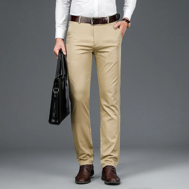 Men's Slim Suit Pants Summer Business Casual Cotton Black Khaki Trousers Men Clothing Cargo Pants Baggy Hosen Vintage Traf Homme
Men's Slim Suit Pants Summer Business Casual Cotton Black Khaki Trousers Men Clothing Cargo Pants Baggy Hosen Vintage Traf Homme