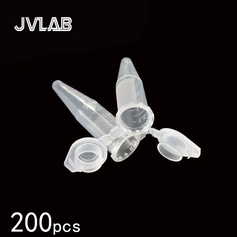 Microcentrifuge Tubes With Snap Cap 0.2/0.5/1.5ml 200pcs Polypropylene Graduated Not Sterilized Clear Plastic Small Vials
Microcentrifuge Tubes With Snap Cap 0.2/0.5/1.5ml 200pcs Polypropylene Graduated Not Sterilized Clear Plastic Small Vials