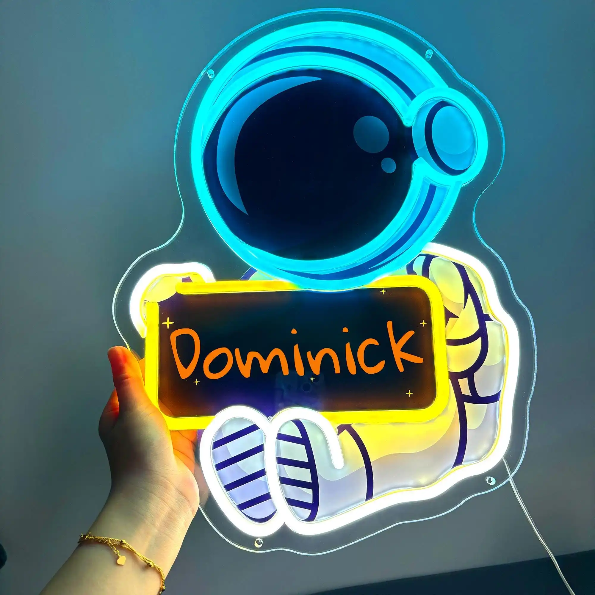 Custom Astronaut Neon Sign Space Neon Name Sign For Kids Wall Art Decor Personalized Gifts UV Print Astronaut Sign
Custom Astronaut Neon Sign Space Neon Name Sign For Kids Wall Art Decor Personalized Gifts UV Print Astronaut Sign