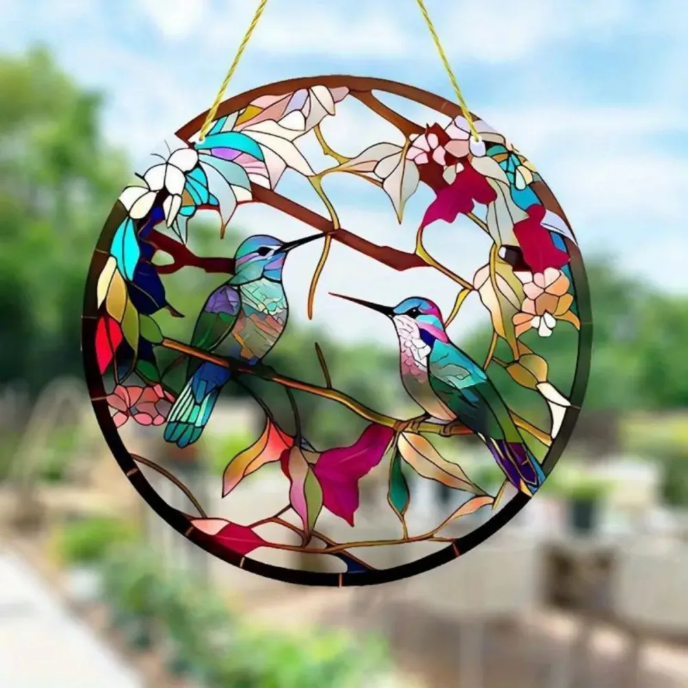 Red Bird Suncatcher,Christmas Bird Translucent Acrylic Round Sign Hanging Ornament,New Year Holiday Gift Porch Wall Home Decor
Red Bird Suncatcher,Christmas Bird Translucent Acrylic Round Sign Hanging Ornament,New Year Holiday Gift Porch Wall Home Decor